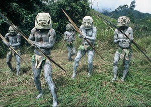 Papua Nová Guinea – Asaro Mudman
